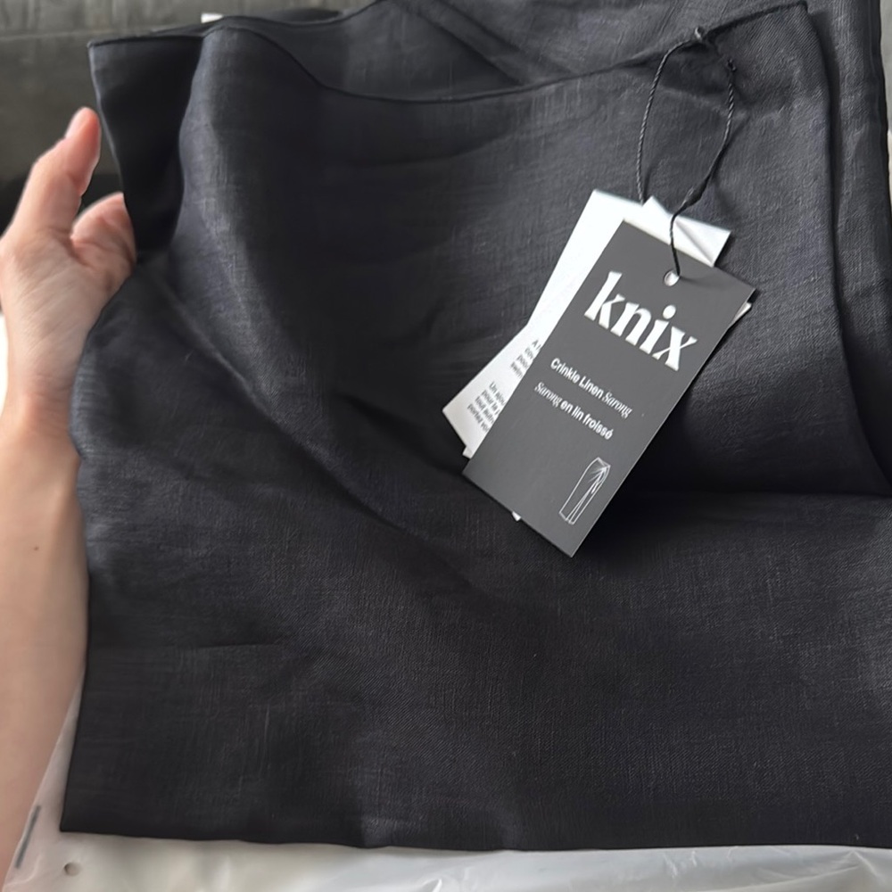 Knix Crinkle Linen Sarong Size M/L NWT - Picture 4 of 5